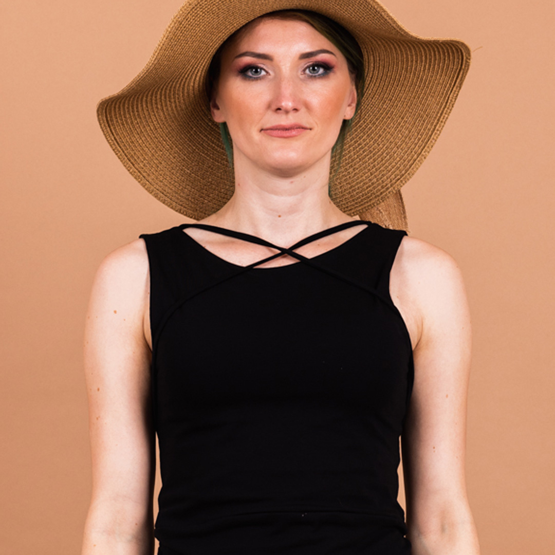 DÁMSKE LETNÉ ŠATY OLINA (ČIERNE) 4
